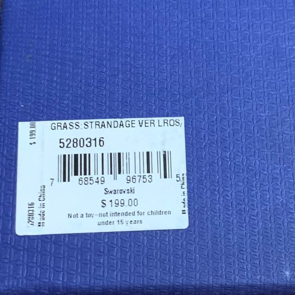 Swarovski Rose Gold Versitile Vermeil Grass Strandage Necklace Brand New in Box - Picture 4 of 5